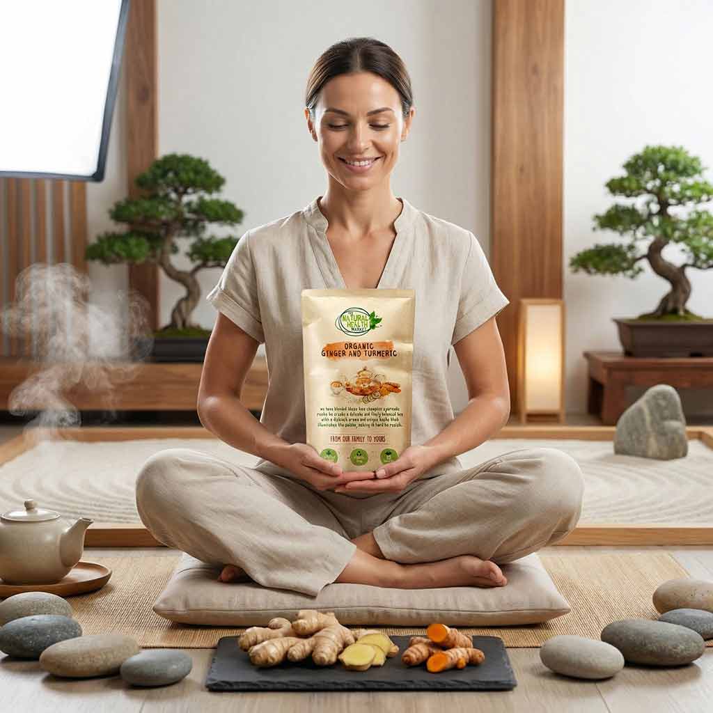 Organic Ginger and Turmeric Tea Bags