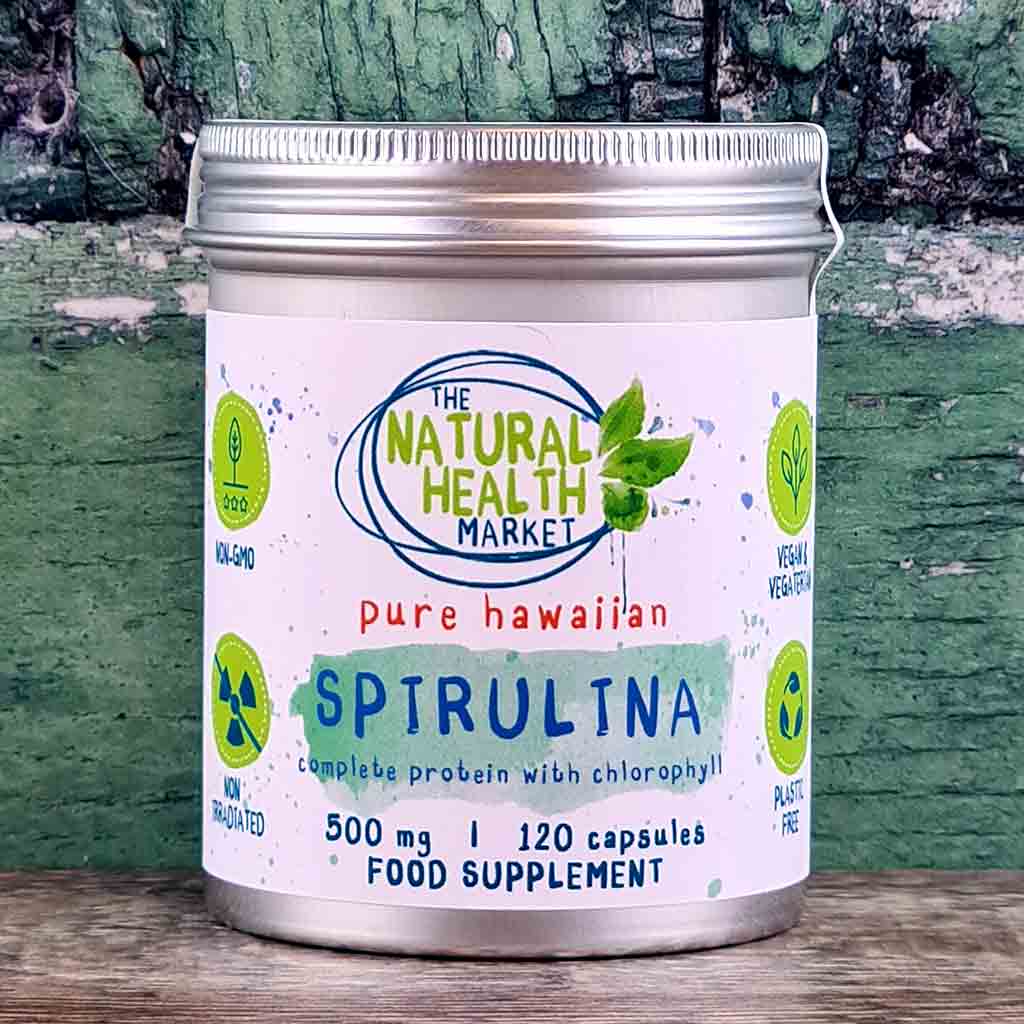 Hawaiian Spirulina Capsules 500mg