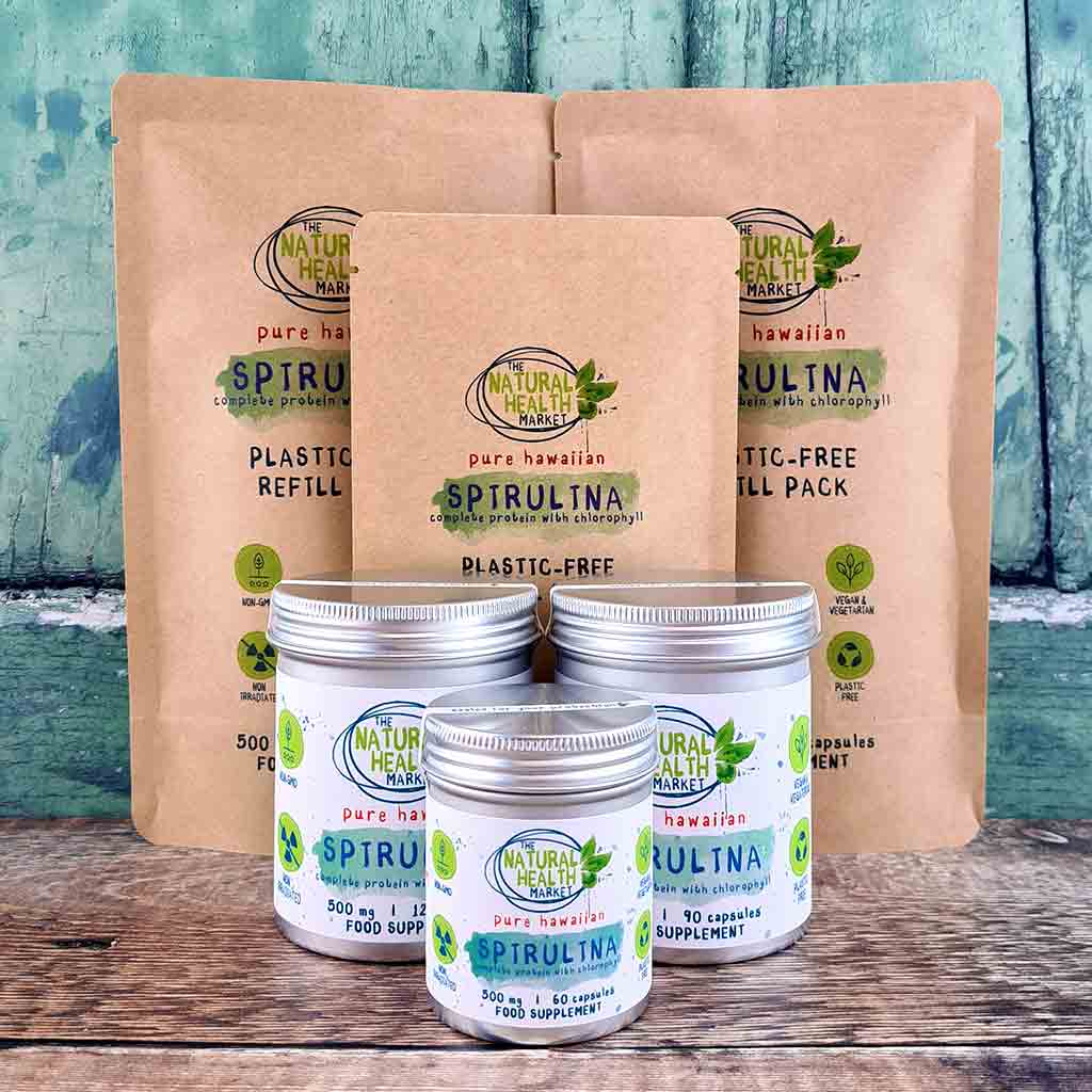 Hawaiian Spirulina Capsules 500mg