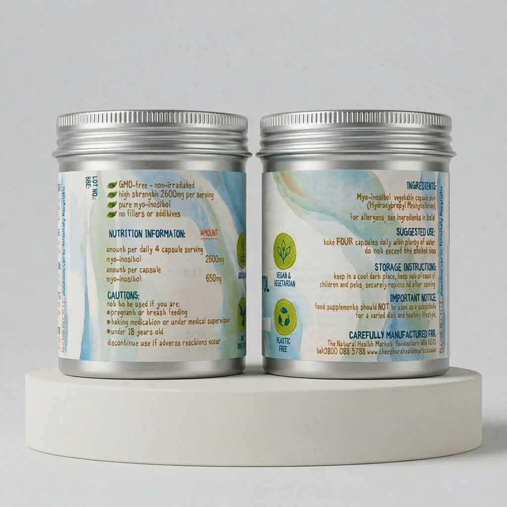 Pure Myo-Inositol Capsules 650mg