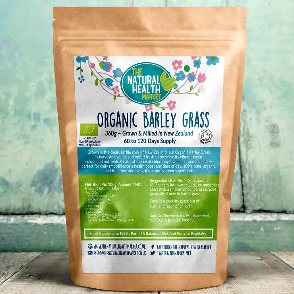 Organic Barley Grass - New Zealand Grown