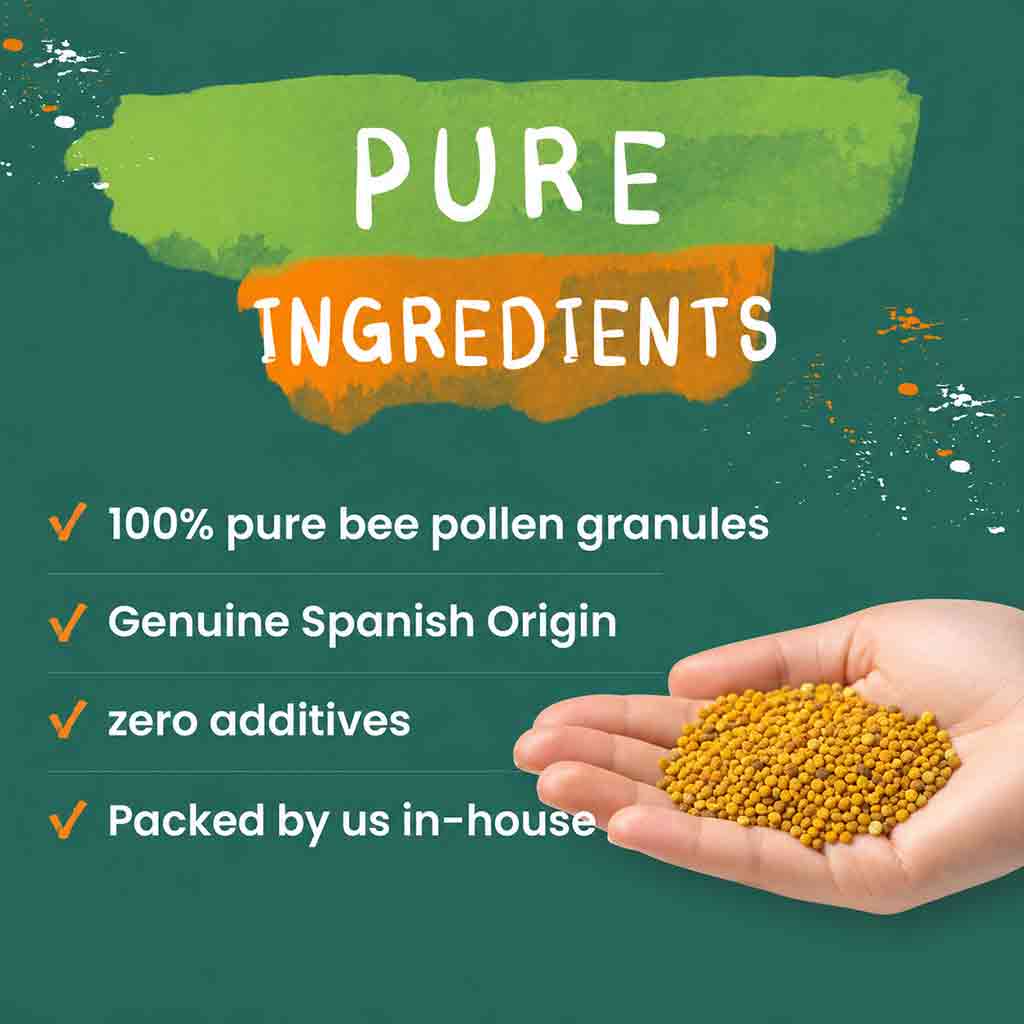 Organic Bee Pollen - Spanish Origin