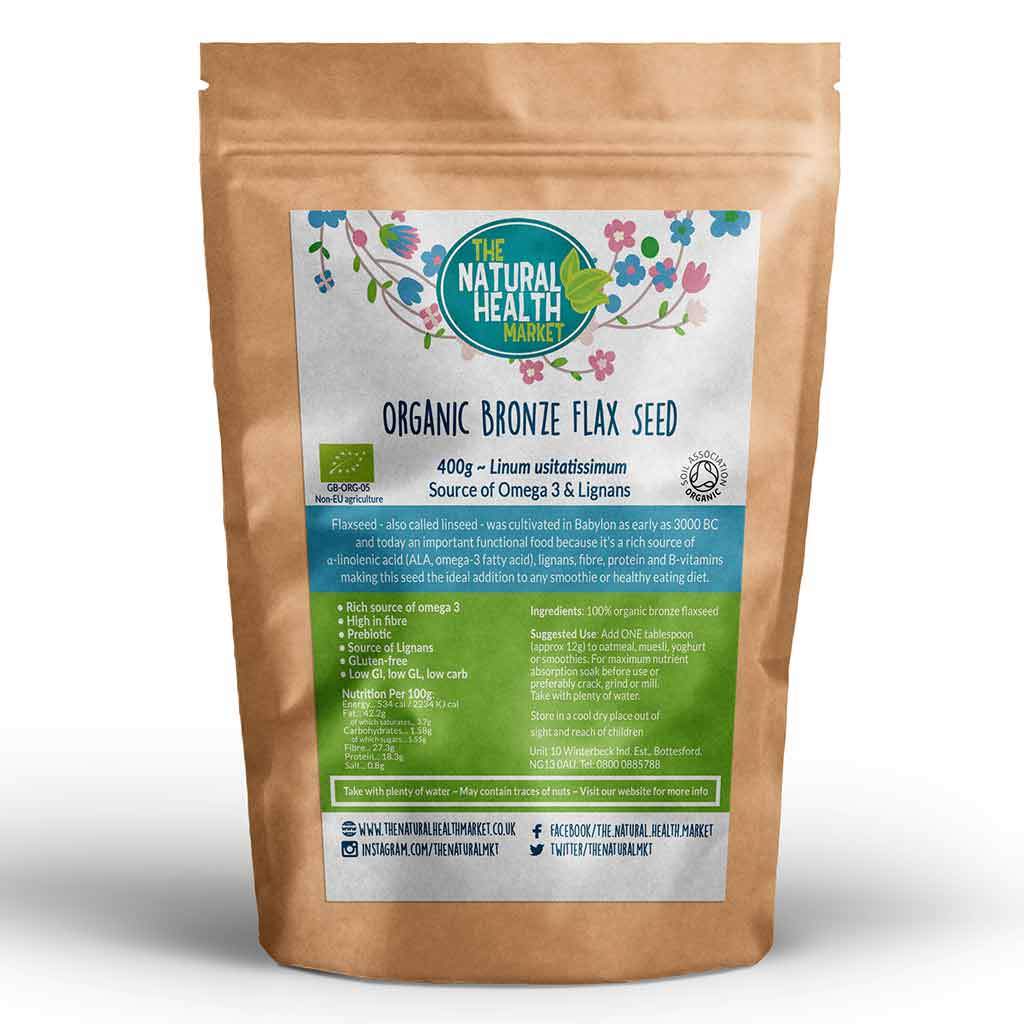 Organic Bronze Flaxseed
