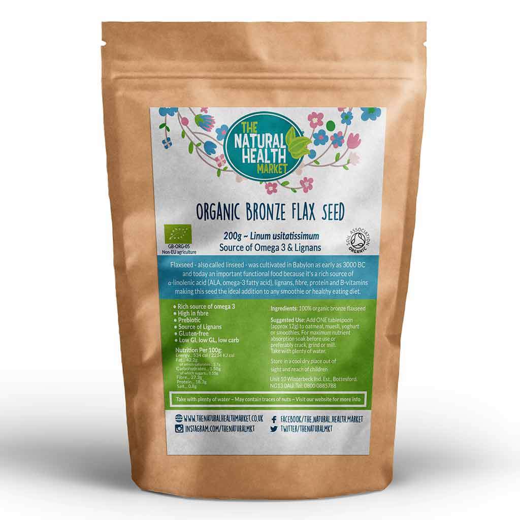Organic Bronze Flaxseed