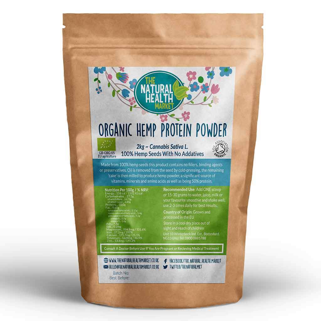 Organic Hemp Protein Powder - EU Origin