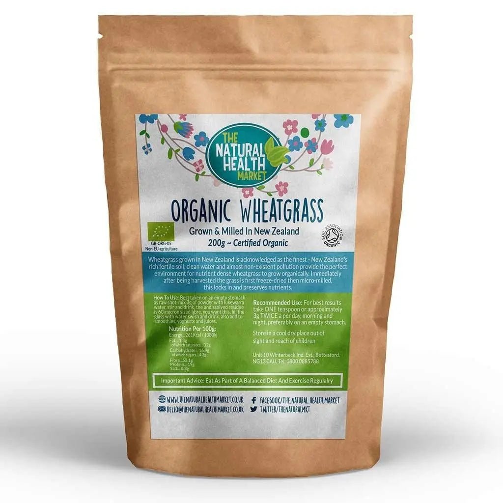 Organic New Zealand Wheatgrass Powder