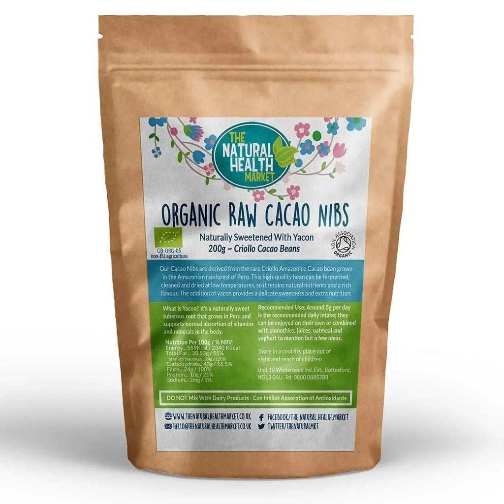 Organic Raw Cacao Nibs and Yacon