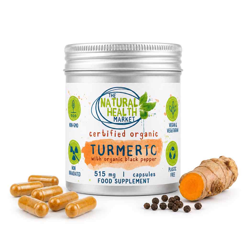 Organic Turmeric and Black Pepper Capsules