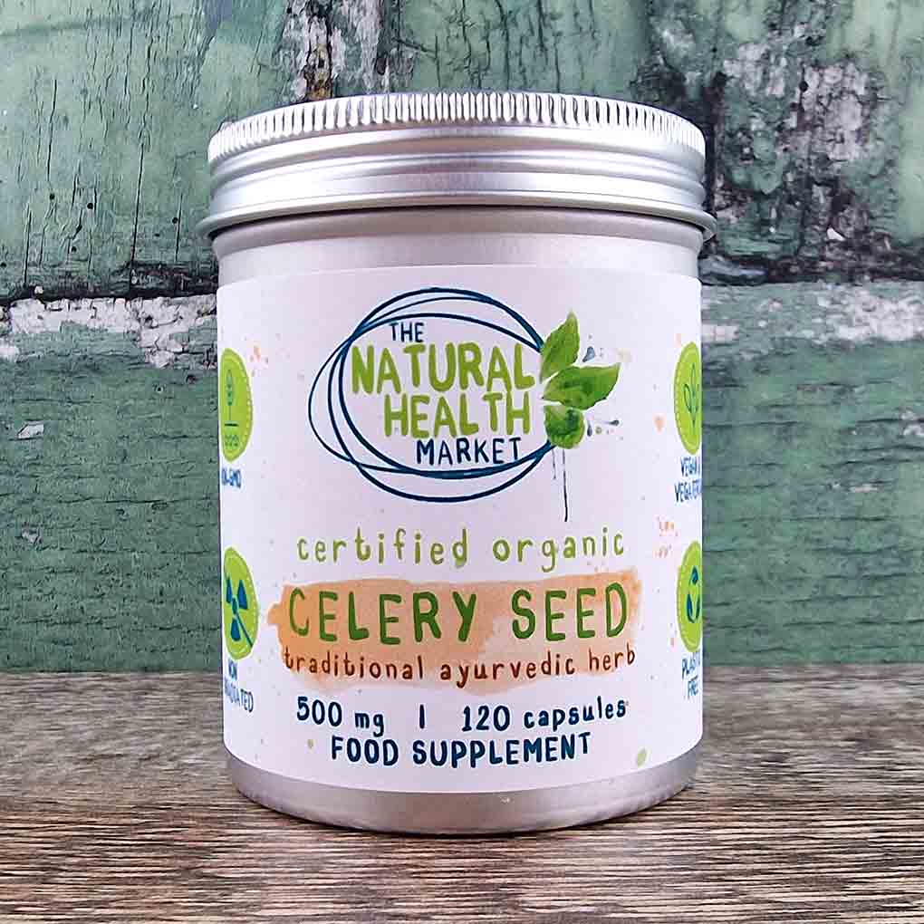 Organic Celery Seed Capsules 500mg