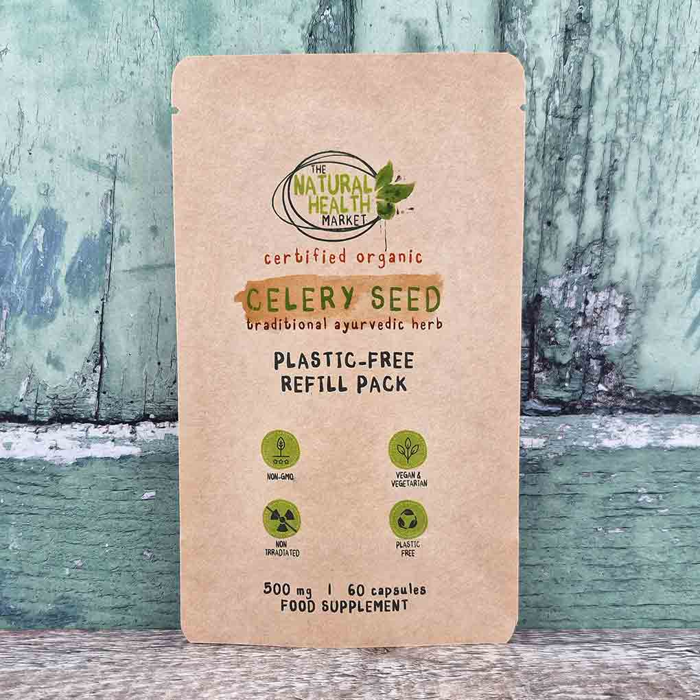 Organic Celery Seed Capsules 500mg