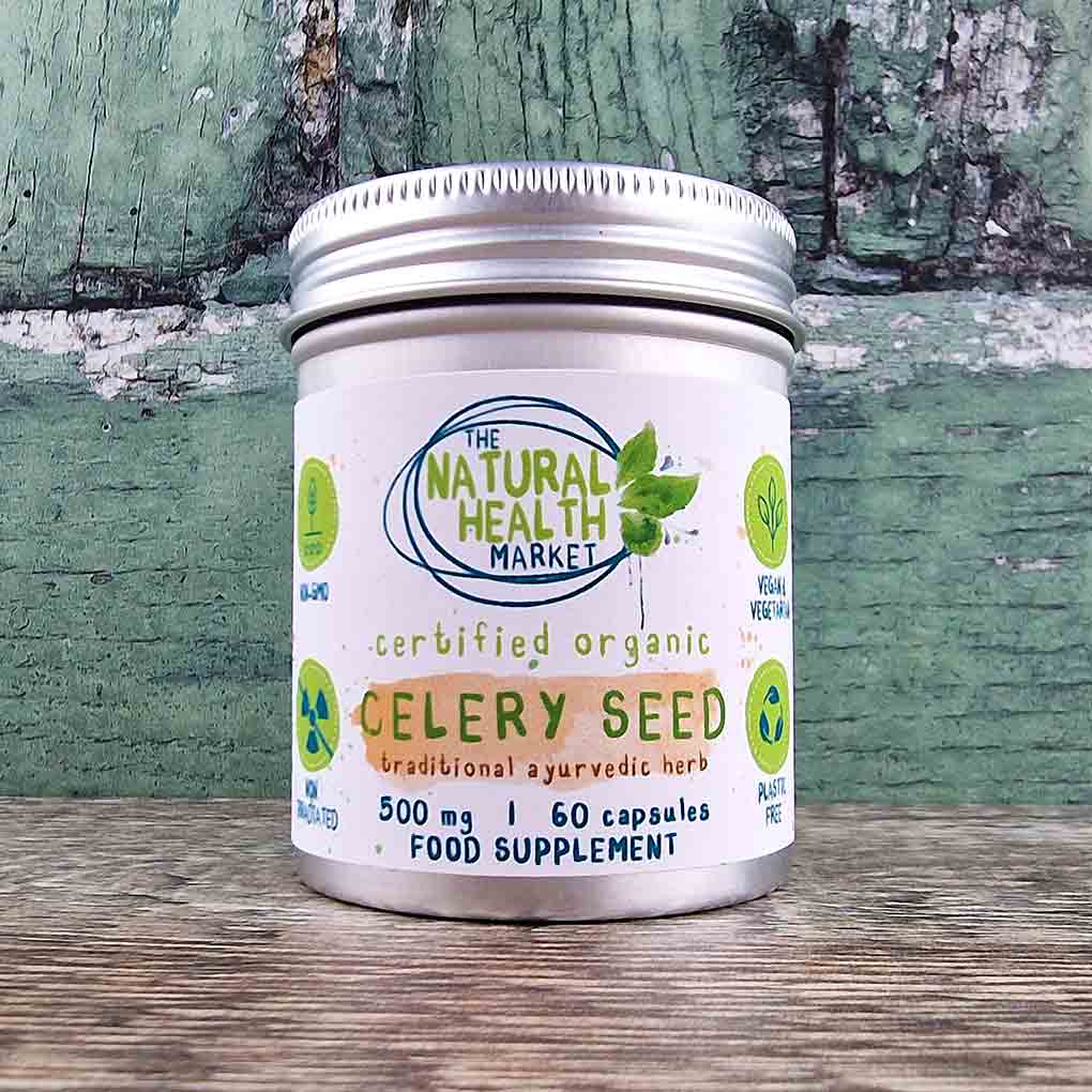 Organic Celery Seed Capsules 500mg