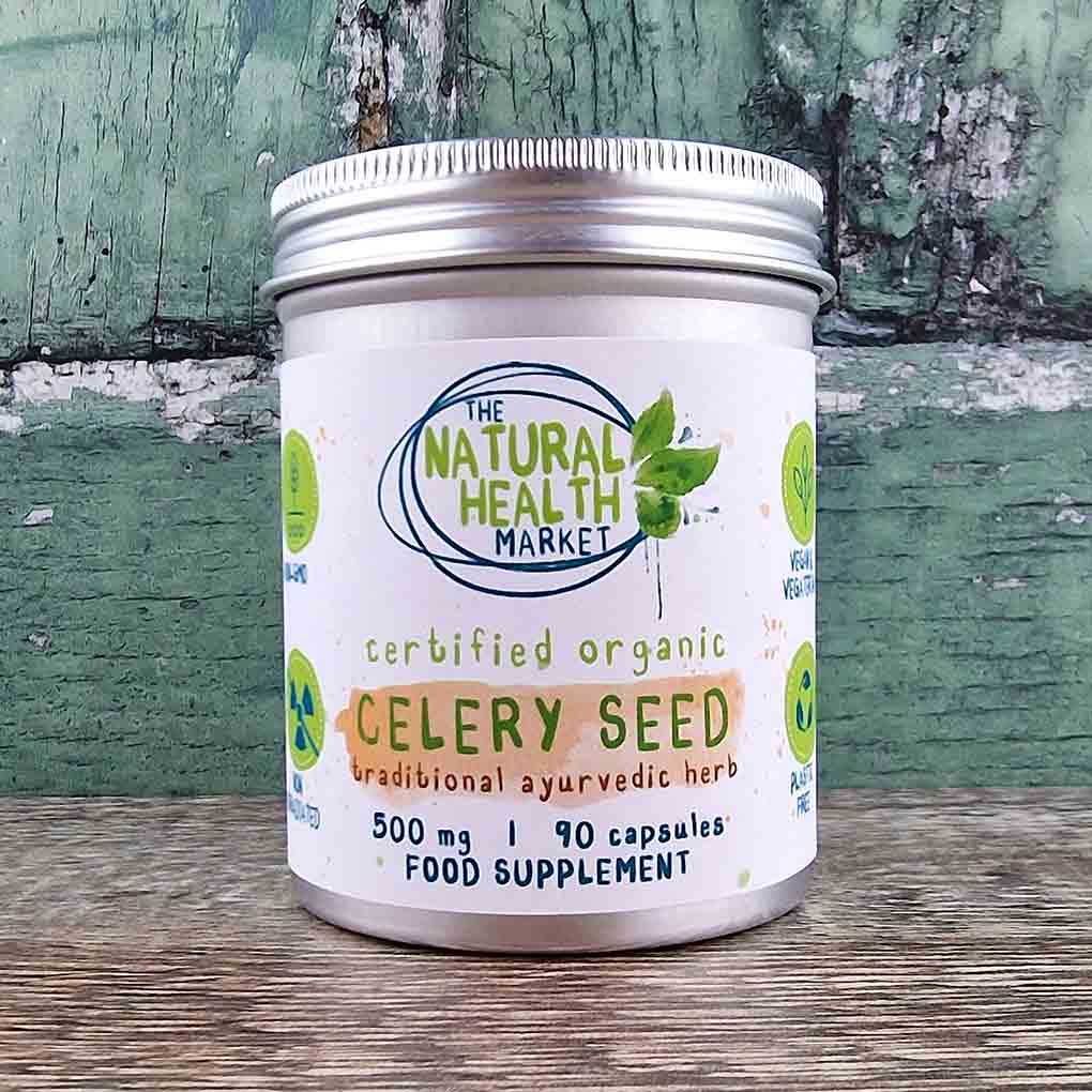 Organic Celery Seed Capsules 500mg