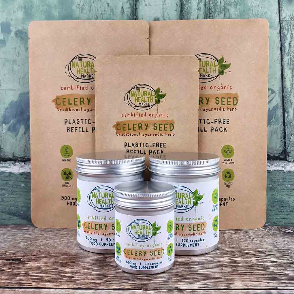 Organic Celery Seed Capsules 500mg
