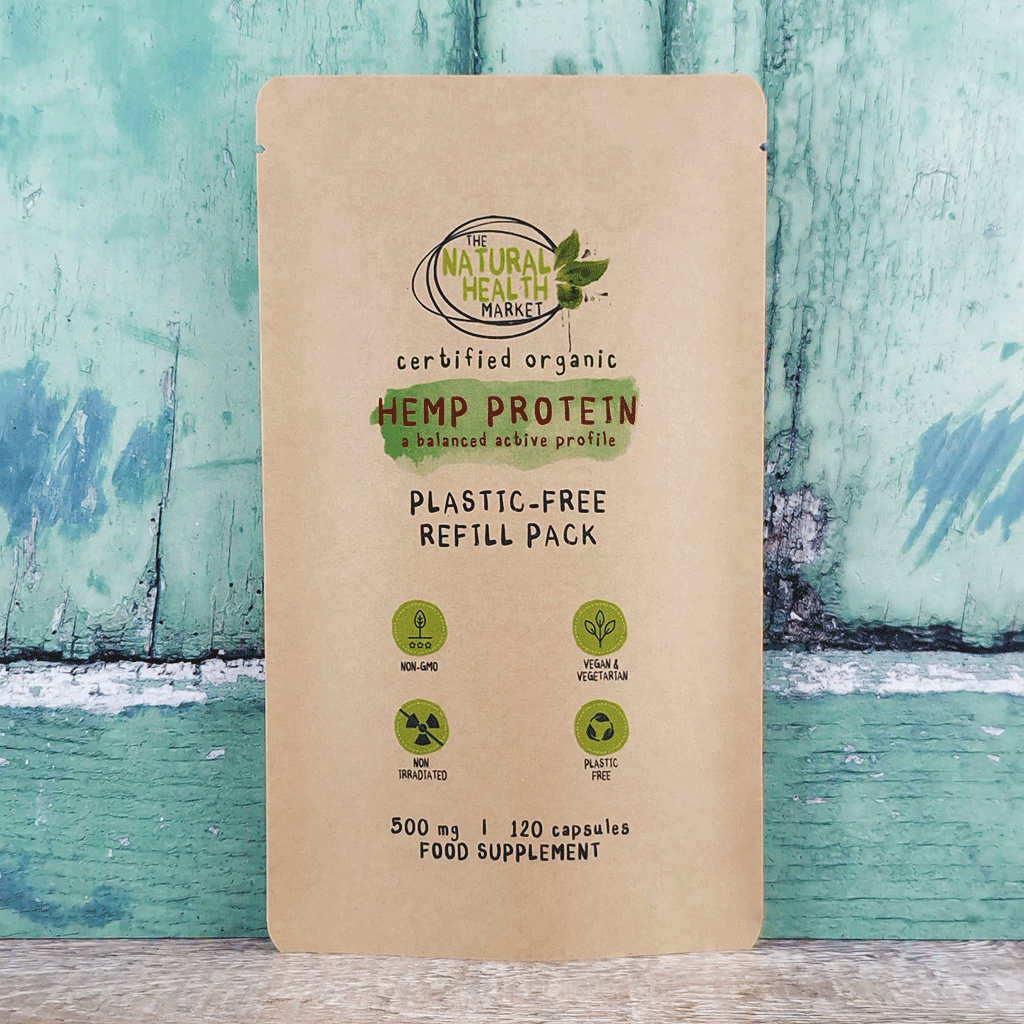 Organic Hemp Protein Capsules 500mg
