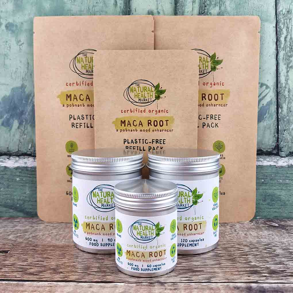 Organic Maca Capsules 600mg