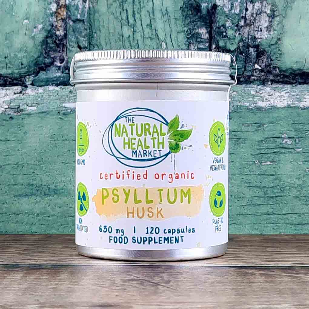 Organic Psyllium Husk Capsules 650mg