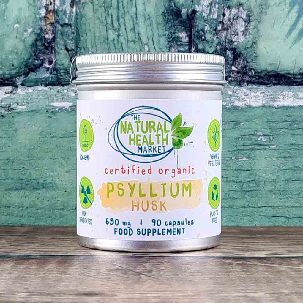 Organic Psyllium Husk Capsules 650mg