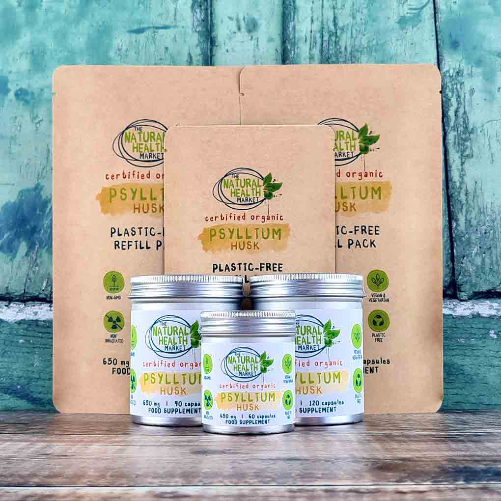 Organic Psyllium Husk Capsules 650mg