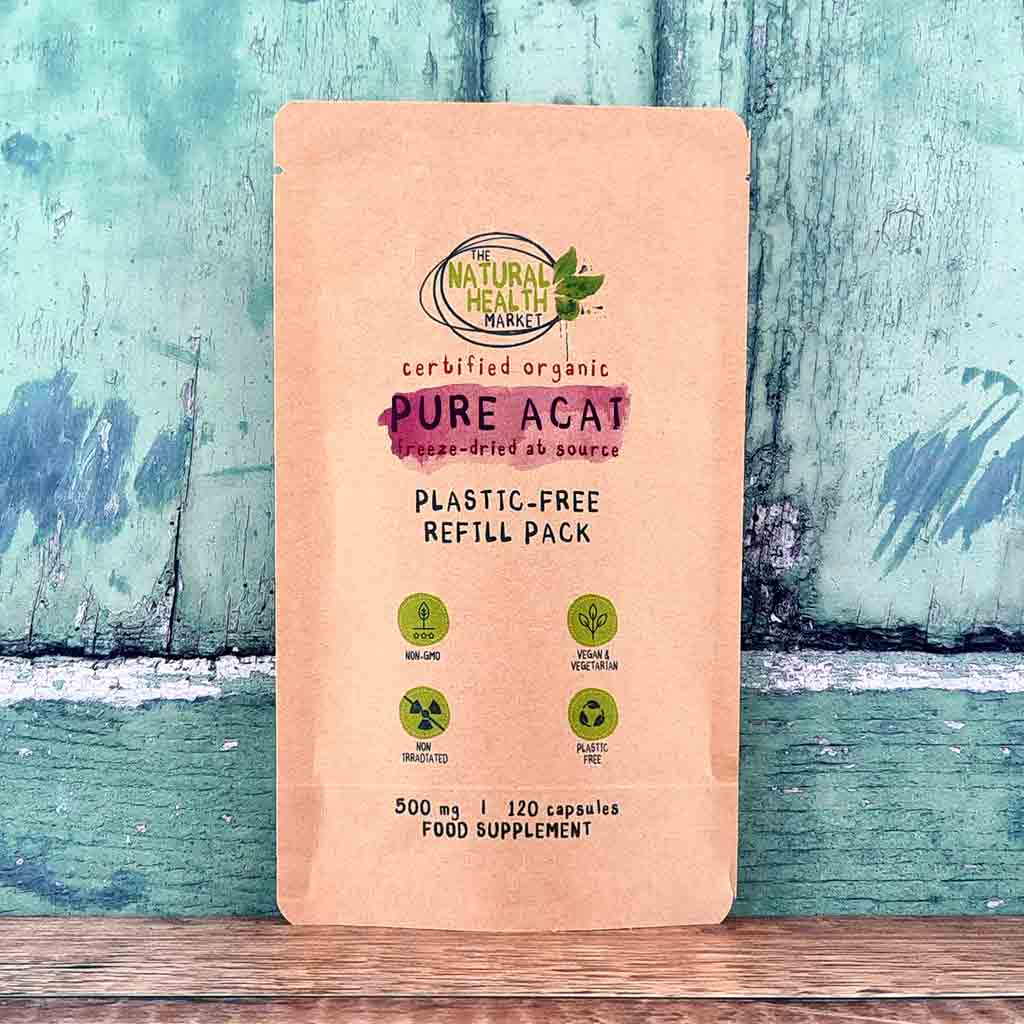 Pure Organic Acai Berry Capsules 500mg