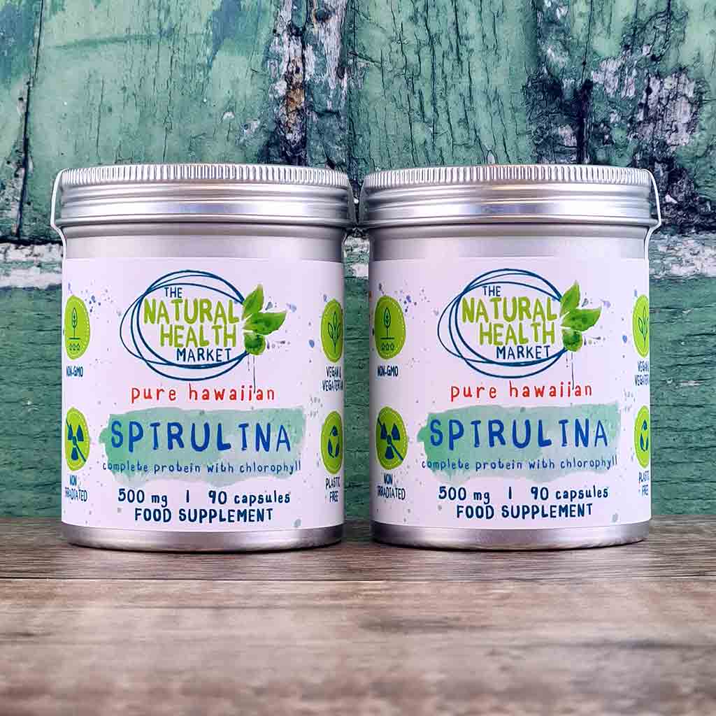 Hawaiian Spirulina Capsules 500mg