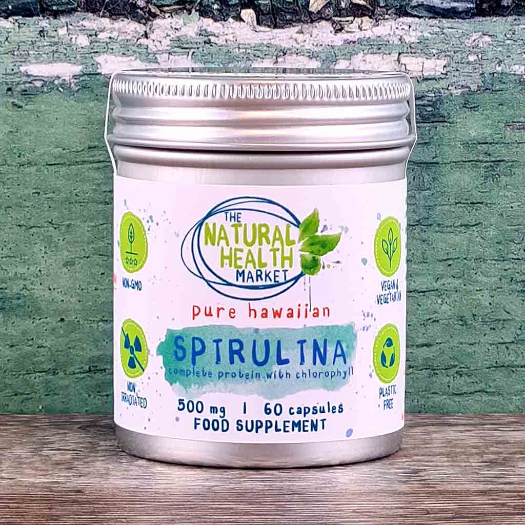 Hawaiian Spirulina Capsules 500mg