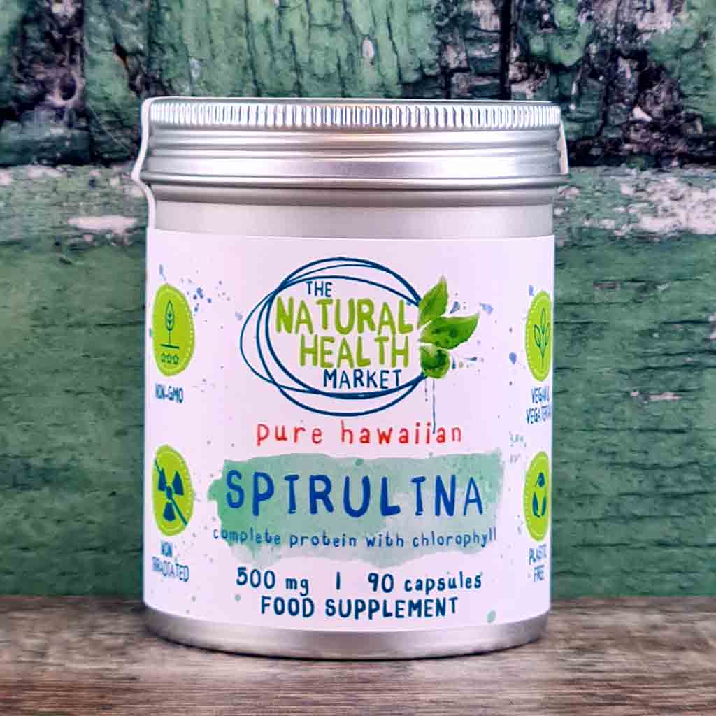 Hawaiian Spirulina Capsules 500mg