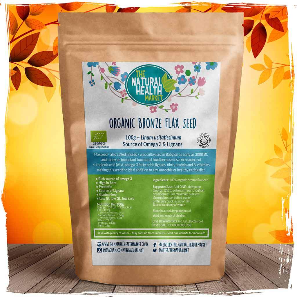 Organic Bronze Flaxseed