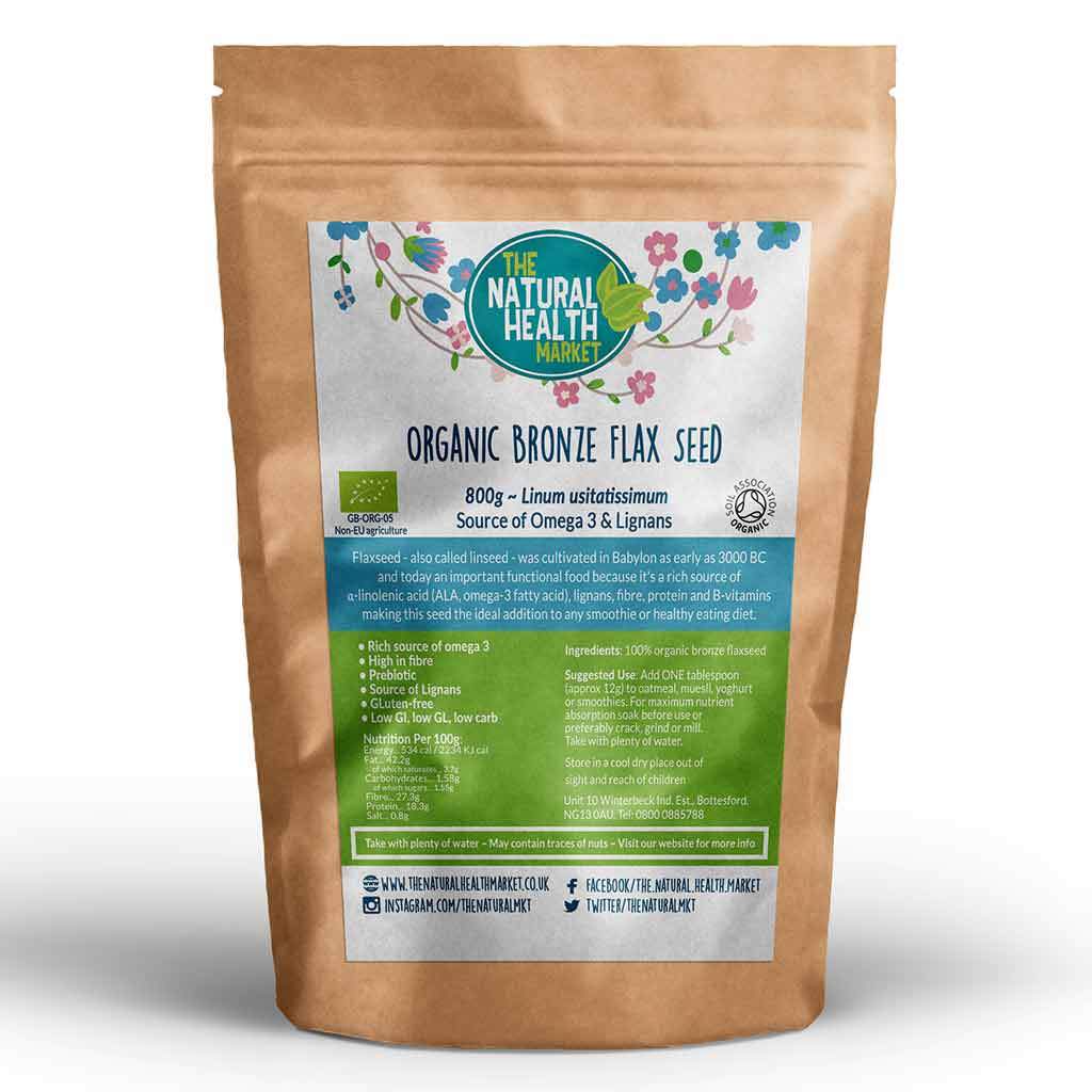 Organic Bronze Flaxseed