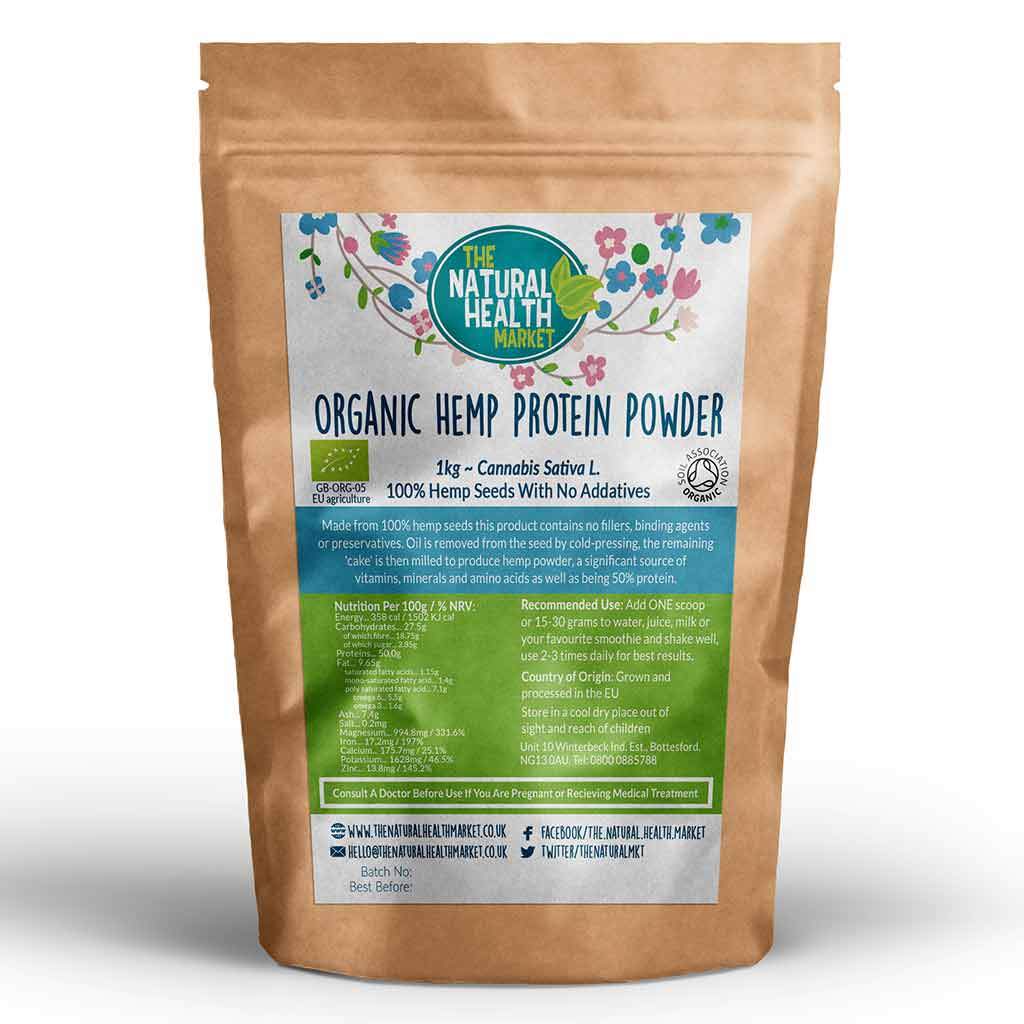 Organic Hemp Protein Powder - EU Origin