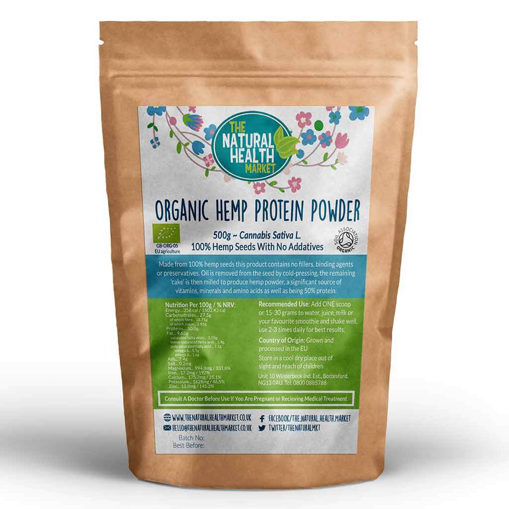 Organic Hemp Protein Powder - EU Origin