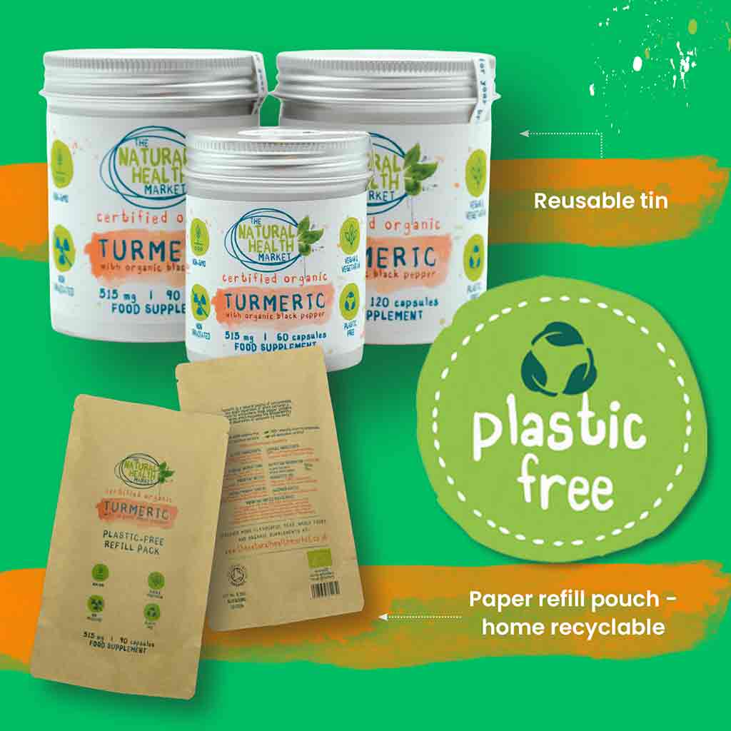 Organic Turmeric and Black Pepper Capsules