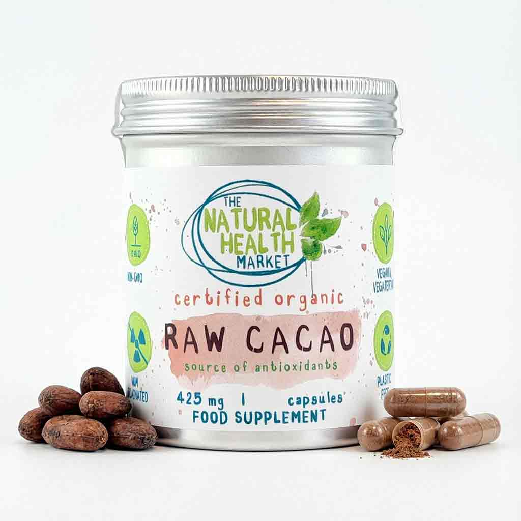 Organic Cacao Capsules 425mg